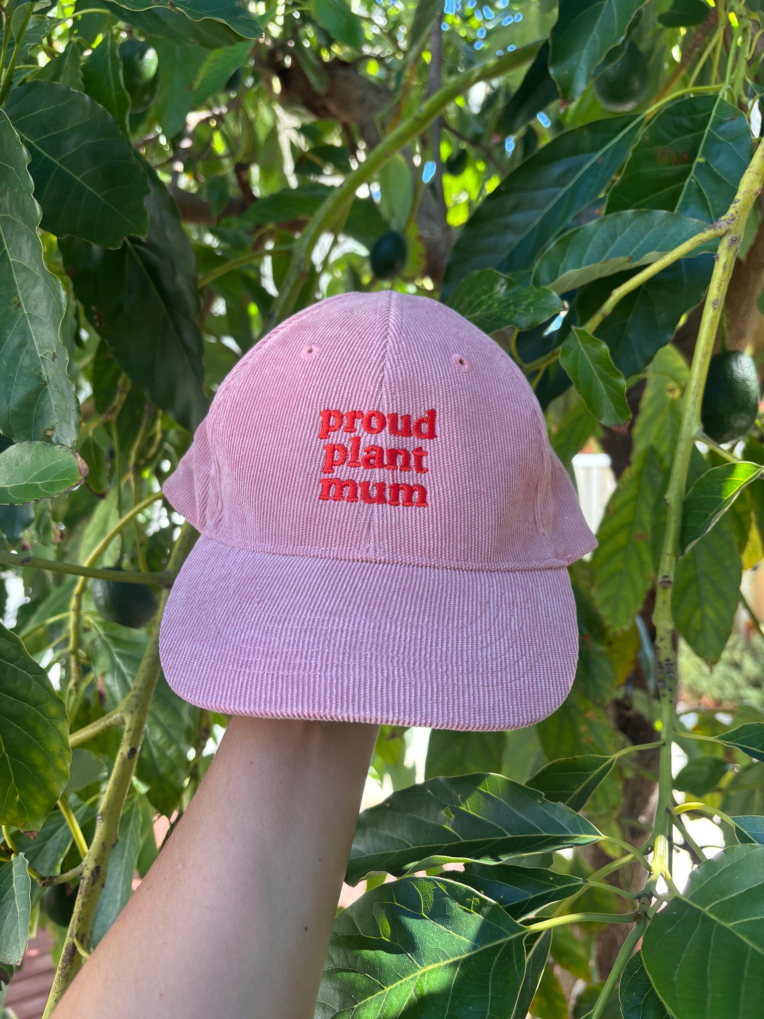 Proud Plant Mum Corduroy Cap