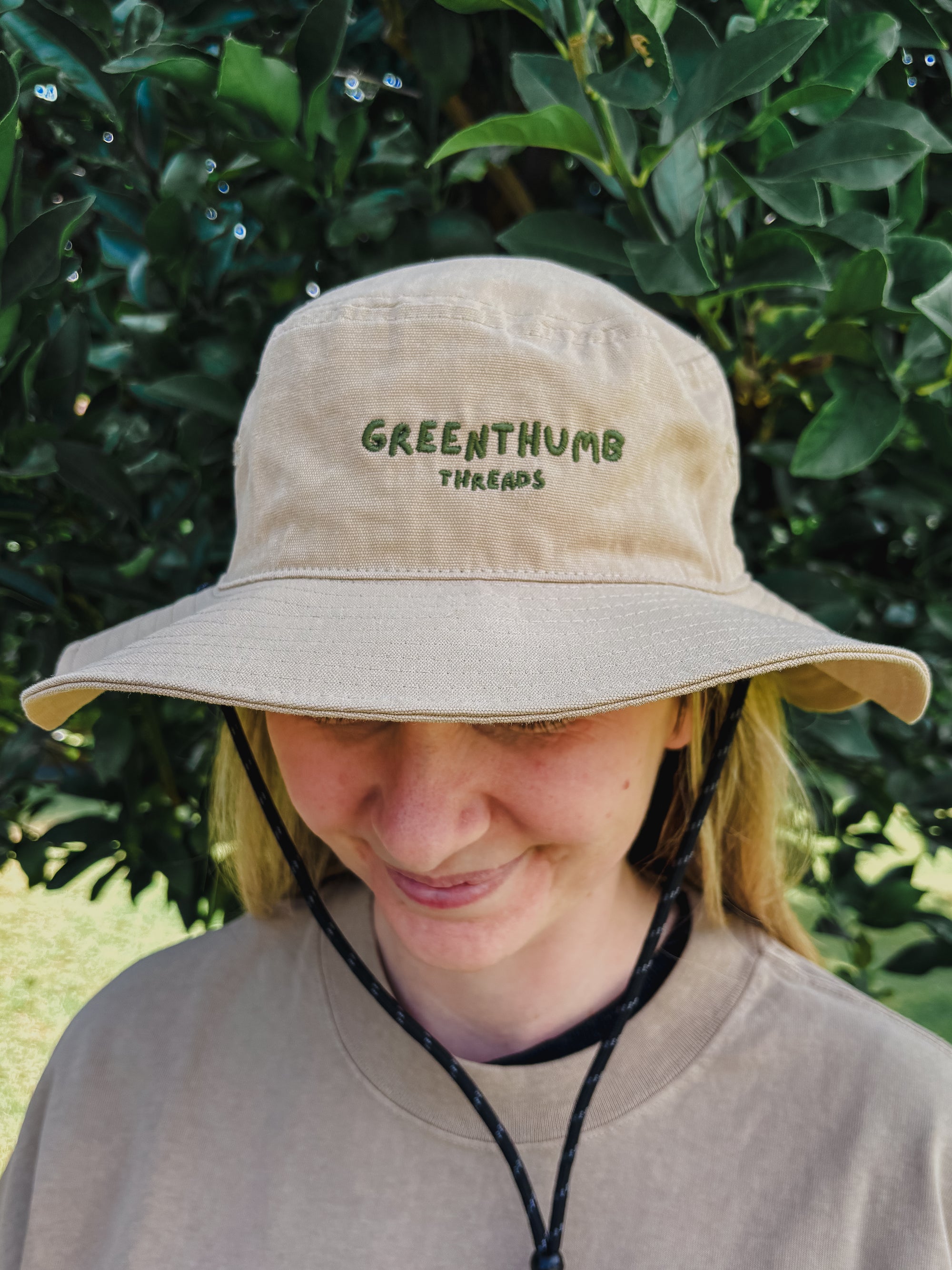 Green Thumb Threads Wide Brim Hat